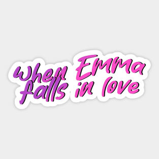 when emma falls in love (taylors version) Sticker